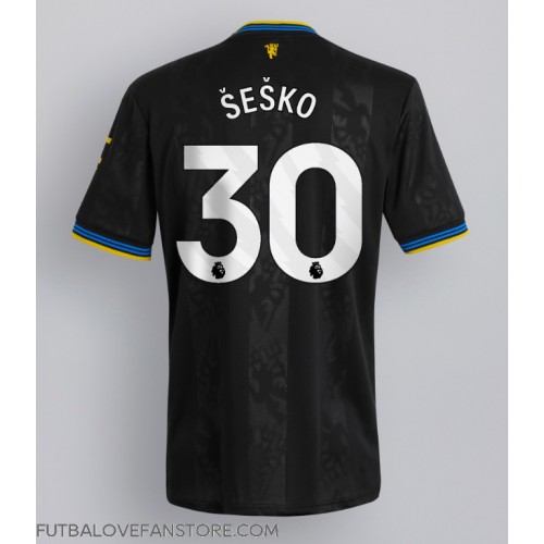 Manchester United Benjamin Sesko #30 Tretí futbalový dres 2025-26 Krátky Rukáv Manchester United Benjamin Sesko #30 Tretí futbalový dres 2025-26 Krátky Rukáv